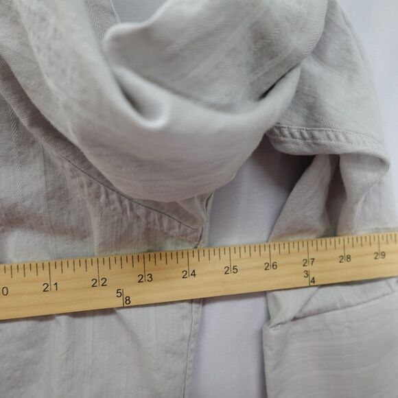 Donald J. Trump Signature Collection Button Dress Shirt Mens 17.5 34/35 Gray - Picture 5 of 16